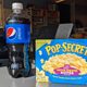 popcorn and pepsi